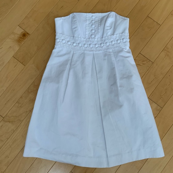 Lilly Pulitzer Bead and Lace Strapless Dress - Picture 3 of 6